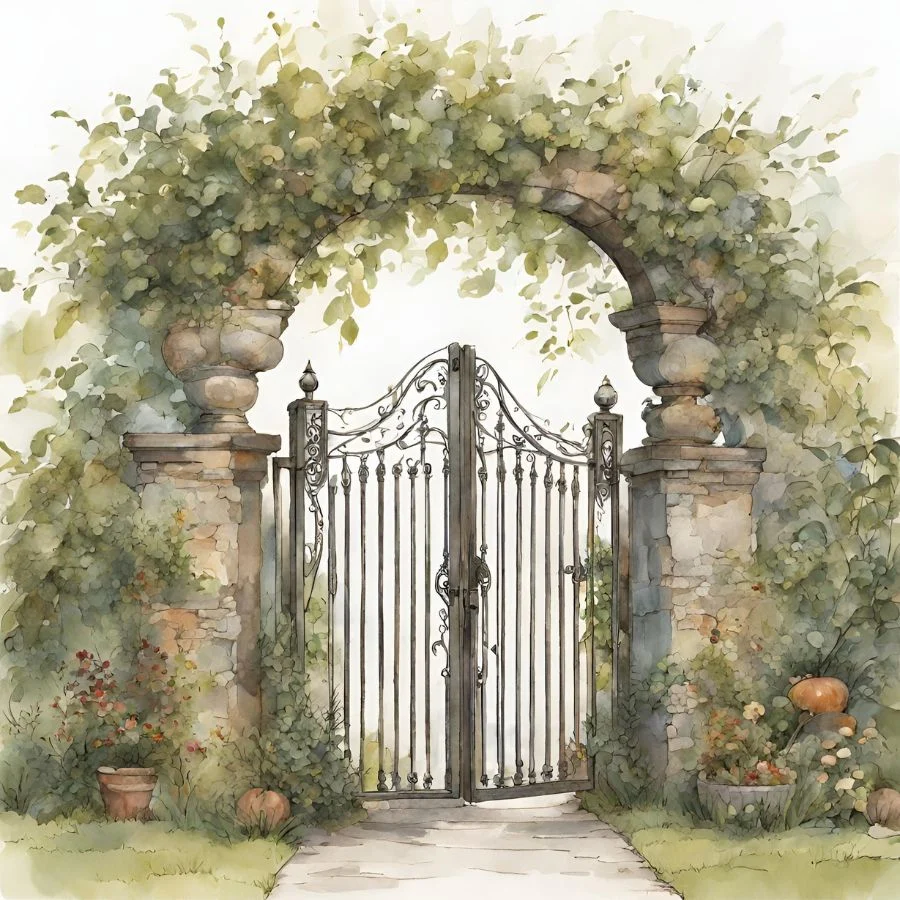 crafting garden gate