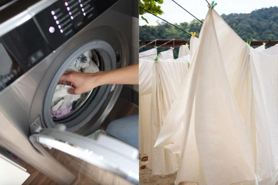 machine wash vs dry clean duvet cover